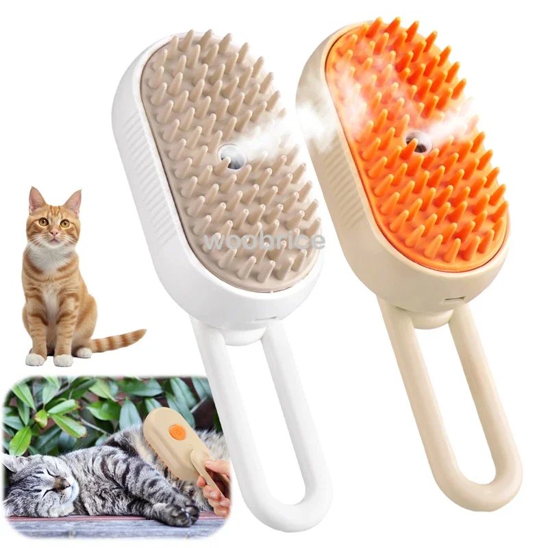 3-in-1 Steam Pet Grooming Brush