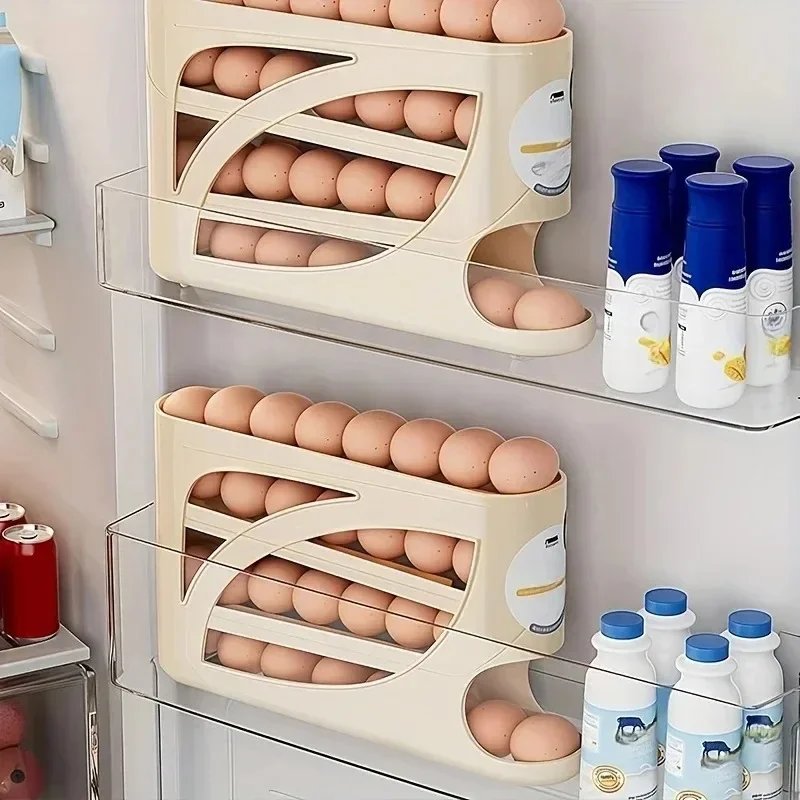 Rolling Refrigerator Egg Dispenser