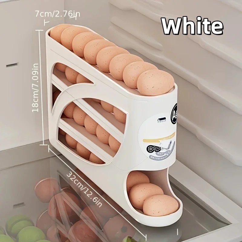 4 Tier White