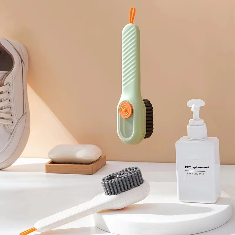 Soap-Dispensing Shoe Cleaning Brush
