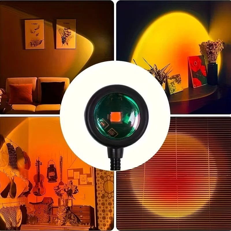 Sunset Projection Lamp – USB LED Mood Light - Image 4