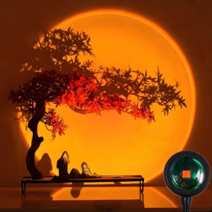 Sunset Projection Lamp – USB LED Mood Light